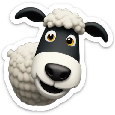 Shaun the sheep sticker