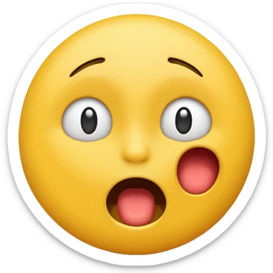 emoji choking themselves in despair sticker