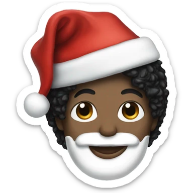 michael jackson with santa hat sticker