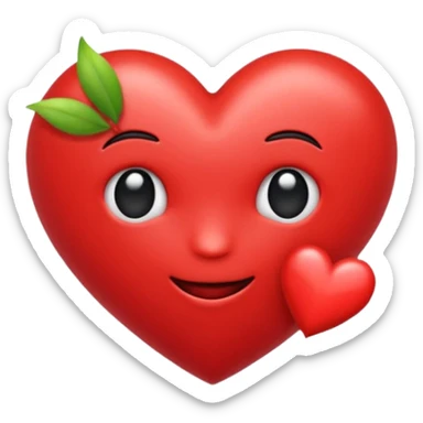 Quiero un emoji con el corazón flechado sticker