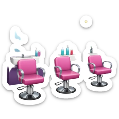 Hair salon sticker