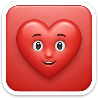 cute heart emoji  sticker