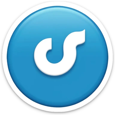 Make me an emoji thats looks like TikTok verified blue tick  sticker