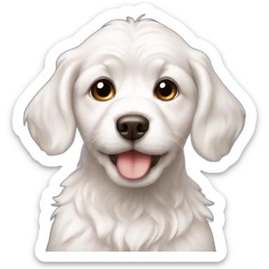 Dog malteser Baby sticker
