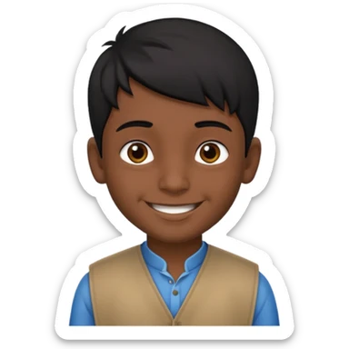 Rare indian boy sticker