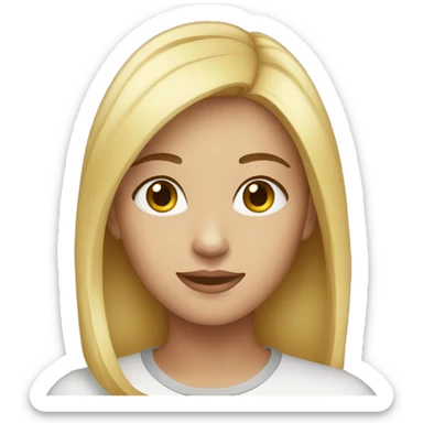 26 year old white female sticker