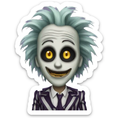 beetlejuice sticker
