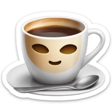 Un café  sticker