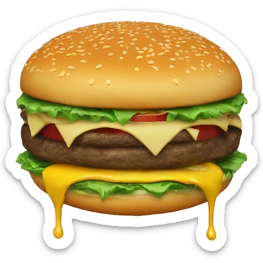 Area 51 Contained Giant Cheeseburger sticker