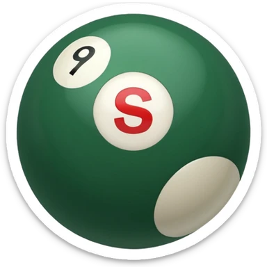 billiard, pool sticker