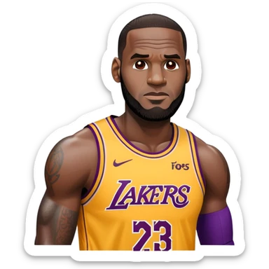 LeBron  sticker