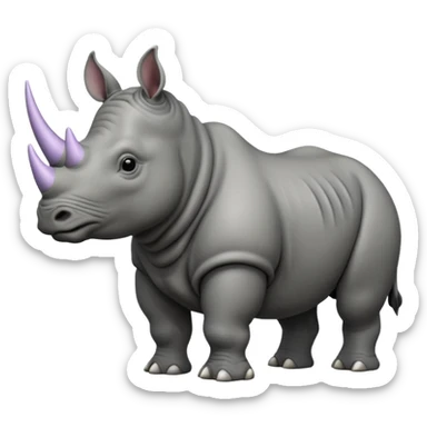 rhinoceros sticker