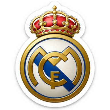 Un emoji Del Real madrid sticker