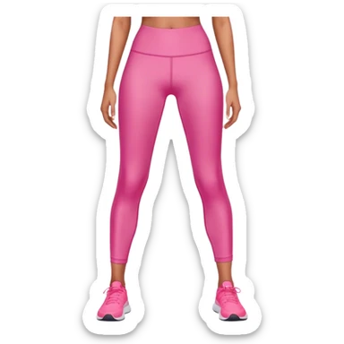 Pink VS leggings sticker