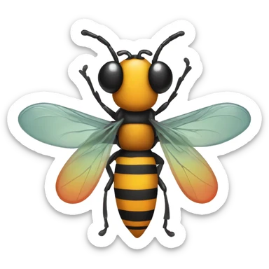 Fire fly sticker