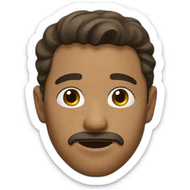 a man forget things sticker