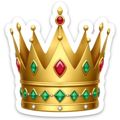 Crown for a prince sticker