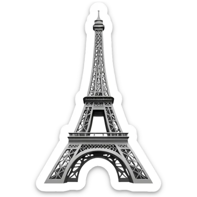 eiffel tower sticker