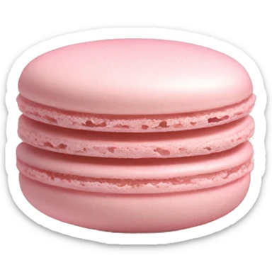 pale pink macaron sticker