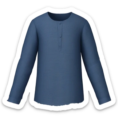medieval shirt blue sticker