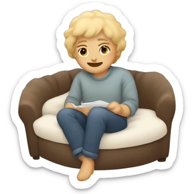 sticker in the style of a homely cozy aesthetic sticker