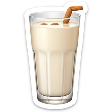 Almond milk sticker