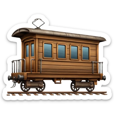 train car sticker