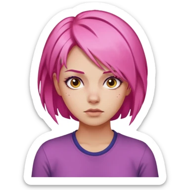 sakura on pose attack sticker