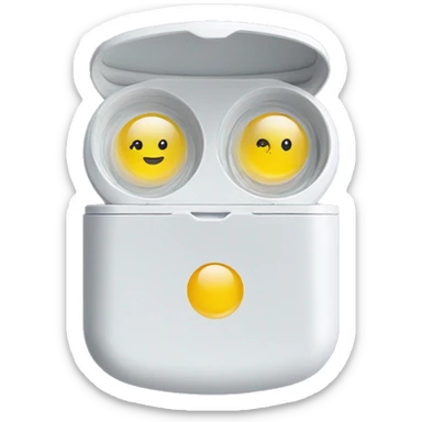 dual compartment prescription contact lens case sticker