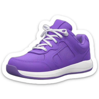 purple sneakers sticker
