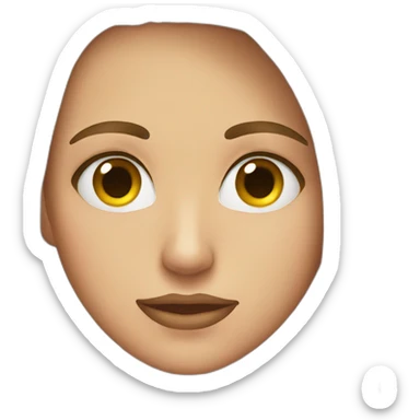 Side eyes emoji sticker