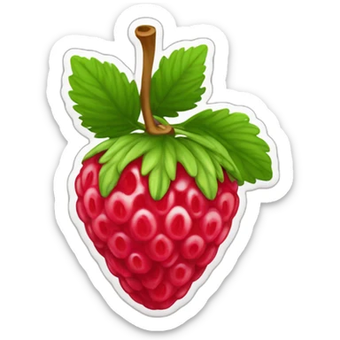 Framboise mélanger avec fraise sticker