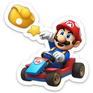 mario kart sticker