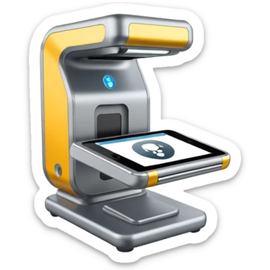 X-ray scanner sticker