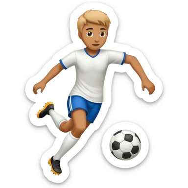 Paresseux qui fait du foot sticker