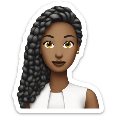 White Vogue magazine  sticker