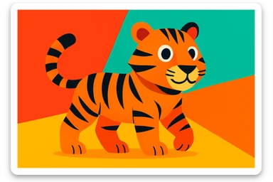 Tiger sticker