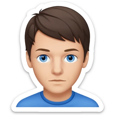 Louis Tomlinson with blue eyes sticker