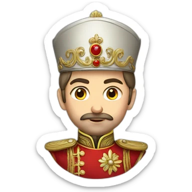 russian tsar sticker