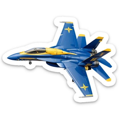 US Navy Blue Angels f/a-18 sticker