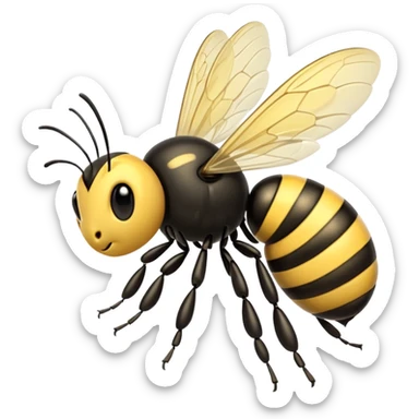 bee flying sticker