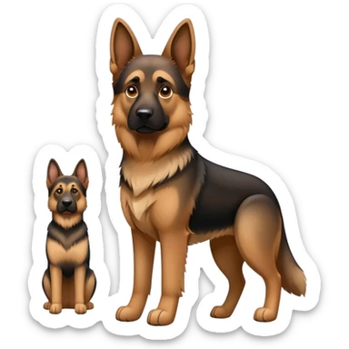 German Shepard  sticker
