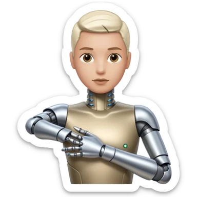 bionic person sticker