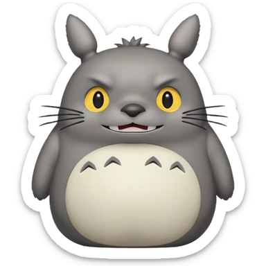 Totoro tierno  sticker