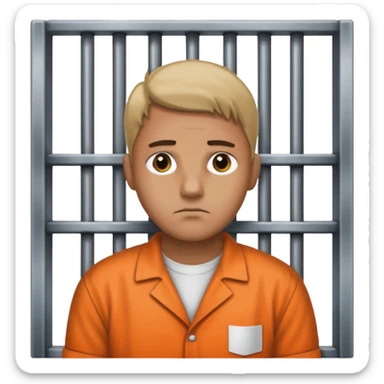 PERSONA TRAS LAS REJAS sticker