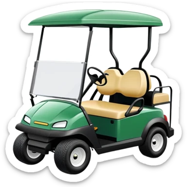 Club car golf cart sticker