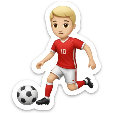 soccer player sticker