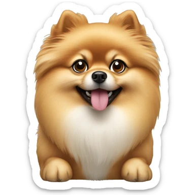 Pomeranian dog  sticker
