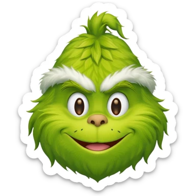 Grinch sticker