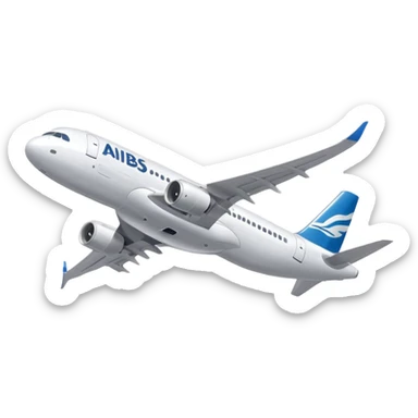 and now i want a Airbus A318 with no livery but just a plane sticker
